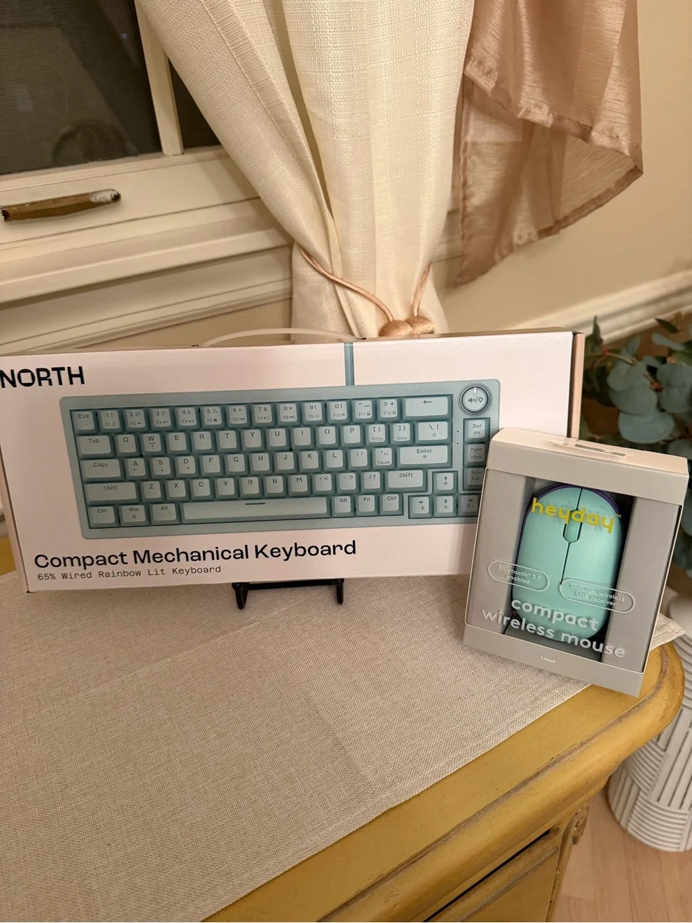 Compact Mechanical Keyboard + Wireless Mouse Bundle NEW IN BOX